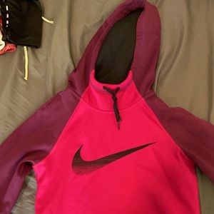 Purple are magenta Nike hoodie